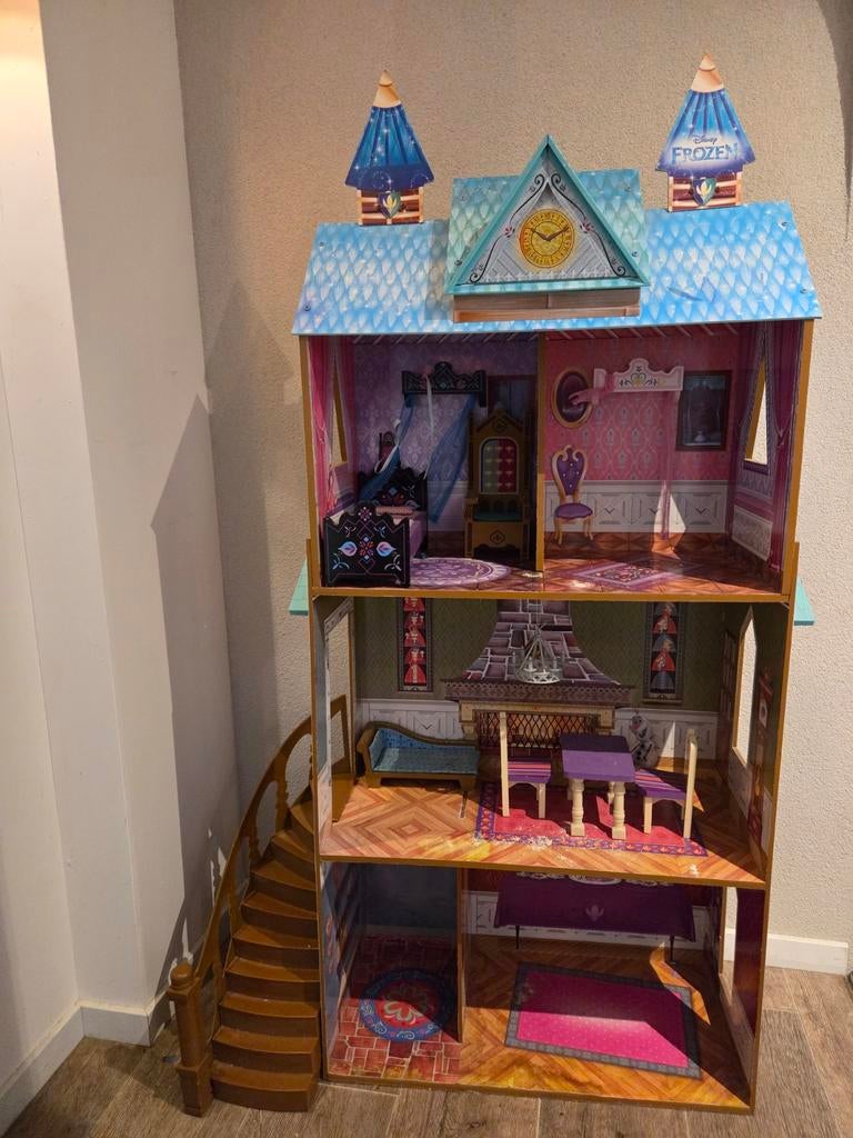 Poppenhuis Frozen Kidcraft, Ophalen, Gebruikt, Poppenhuis