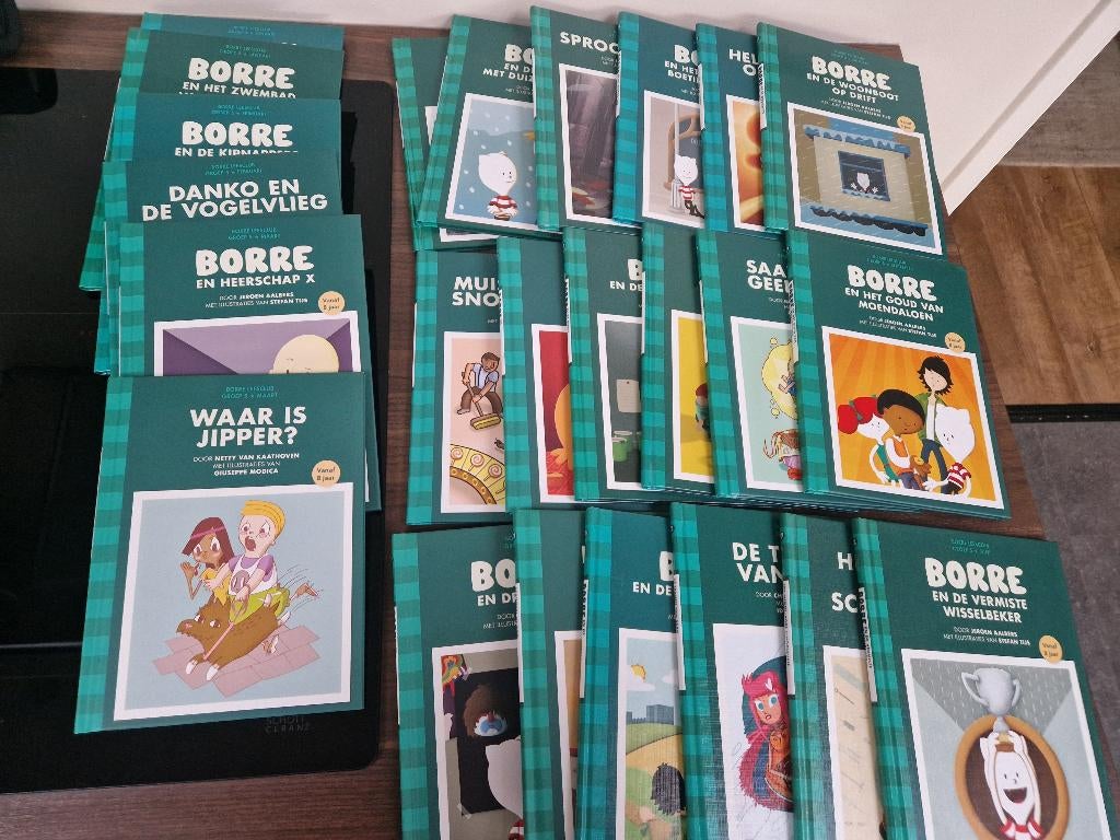 Borre leesclub Complete jaargang groep 5, Ophalen of Verzenden, Zo goed als nieuw, Borre, Fictie algemeen