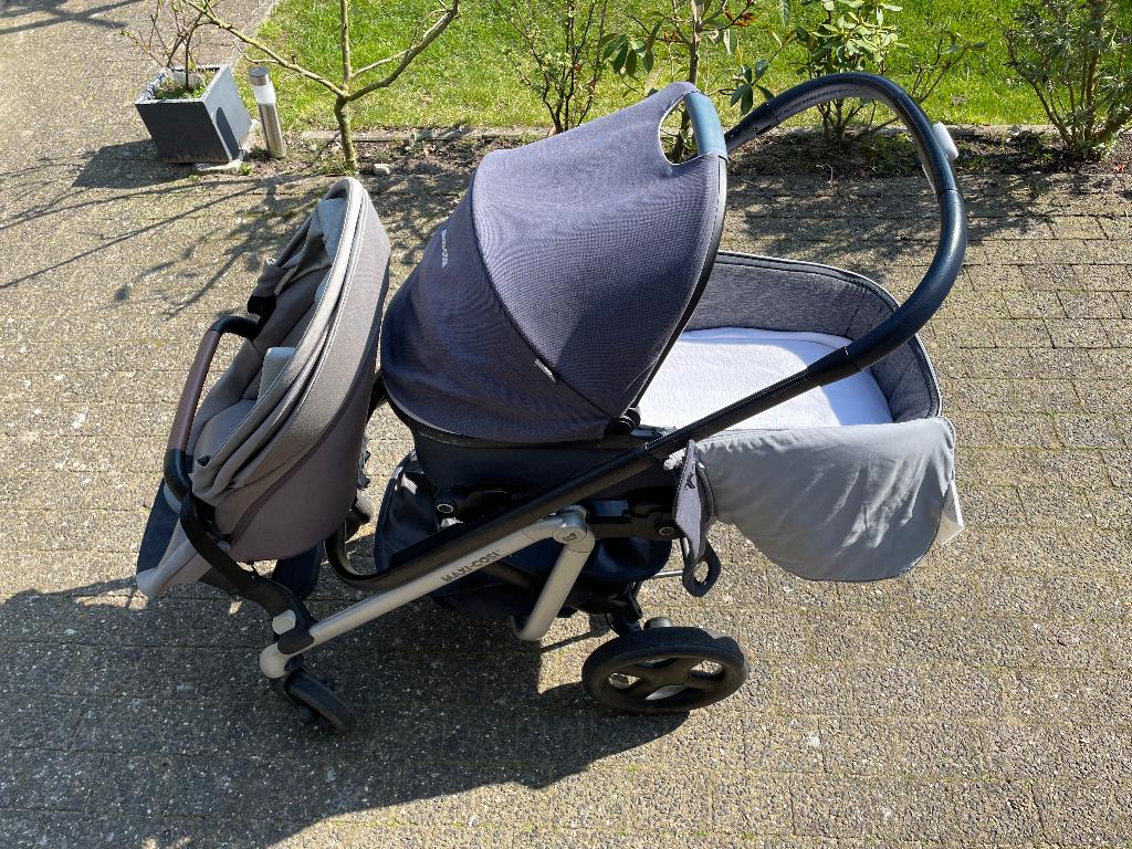 Duo kinderwagen, Ophalen, Gebruikt, Combiwagen, Verstelbare duwstang