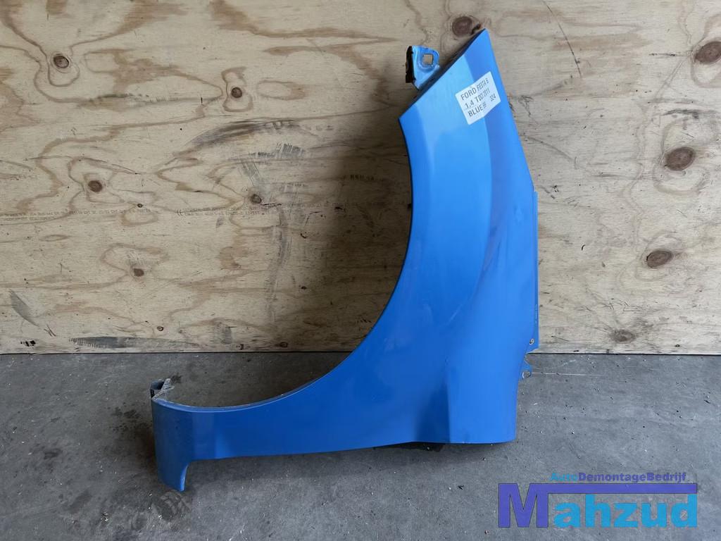 FORD FIESTA 6 Blauw 99 links voorscherm zijscherm 2010-2013, Gebruikt, Info@ford.com, Voor, Ophalen of Verzenden