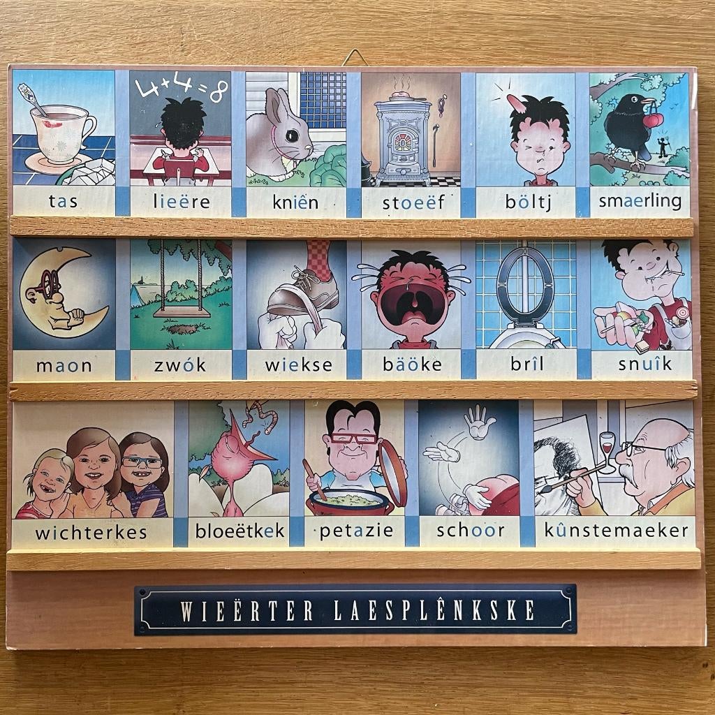 Wieërter Laesplênkske, leesplankje dialect Weert, Gebruikt, -, -, Ophalen of Verzenden