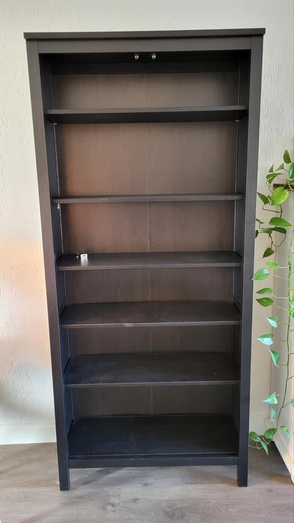IKEA Hemnes Boekenkast Zwart - Zo goed als nieuw, Ophalen, Met plank(en), 50 tot 100 cm, Zo goed als nieuw