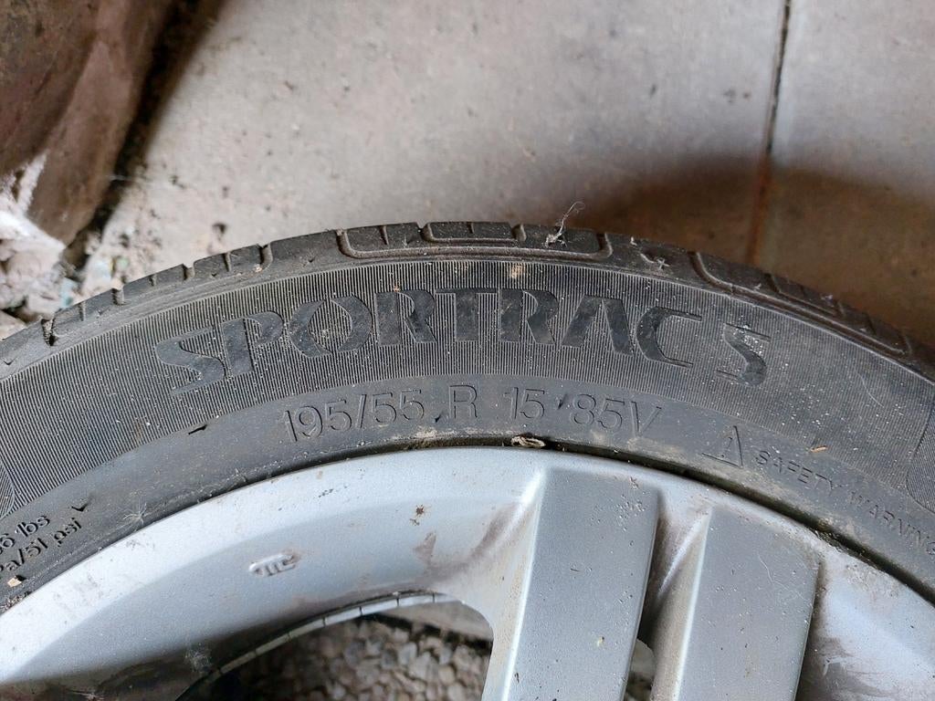 15 inch lichtmetalen velgen VW Polo, Ophalen