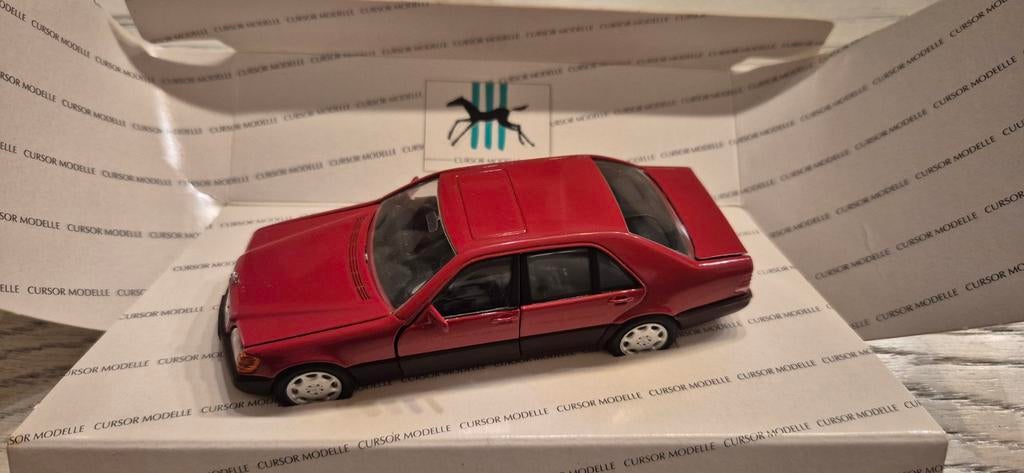 Mercedes-Benz 500 SE/SEL Cursor Modell 291 1:43 OVP, Ophalen of Verzenden, Zo goed als nieuw, Auto, Overige merken