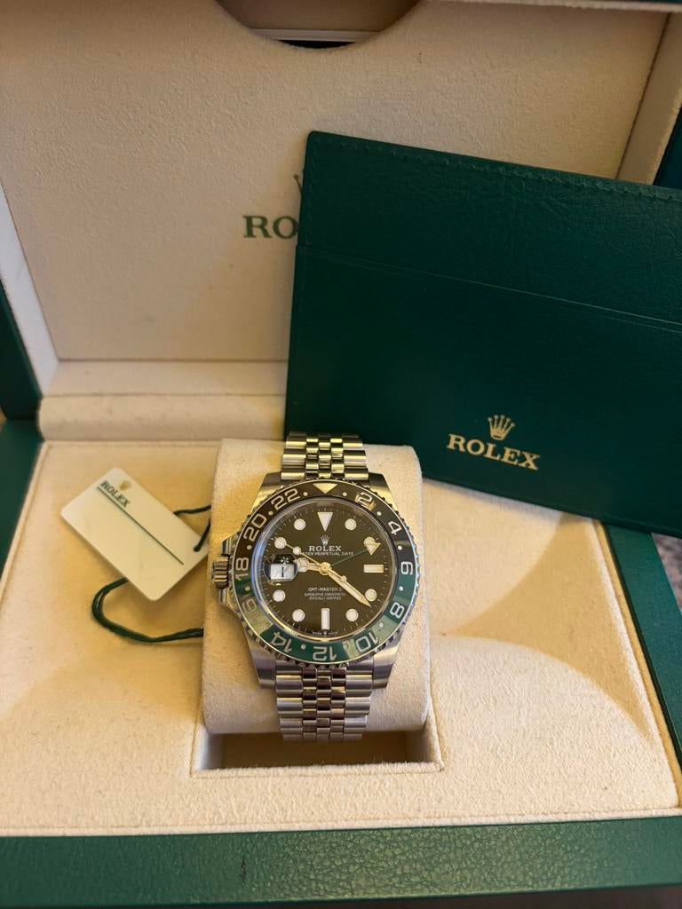 Rolex gmt master sprite, Sieraden, Tassen en Uiterlijk, Horloges | Heren, Ophalen of Verzenden, Nieuw, Staal, Rolex