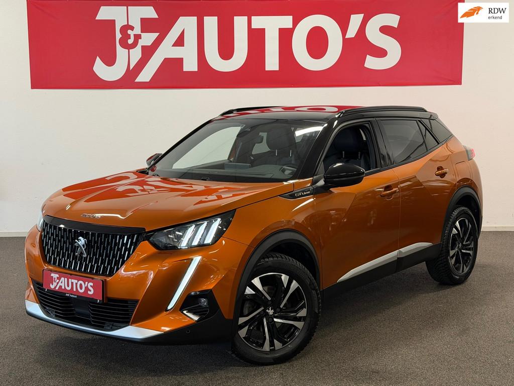 Peugeot 2008 1.2 PureTech GT-Line|NAVI|CAMERA|ECC AIRCO|CRUI, Gebruikt, Euro 6, Parkeersensor, Leder en Stof