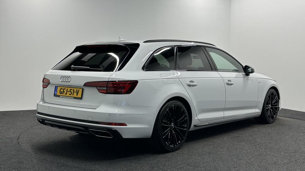 Audi A4 Avant 40 TFSI S edition CARPLAY ECC NAVI ADAPTIEF CR, Auto's, Audi, Gebruikt, Wit, Autotrust, Emergency brake assist