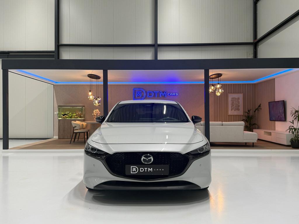 Mazda 3 2.0 e-Hybrid Aut 150 Homura Navi Hud Camera PDC Led, 1998 cc, Stof, Gebruikt, Euro 6