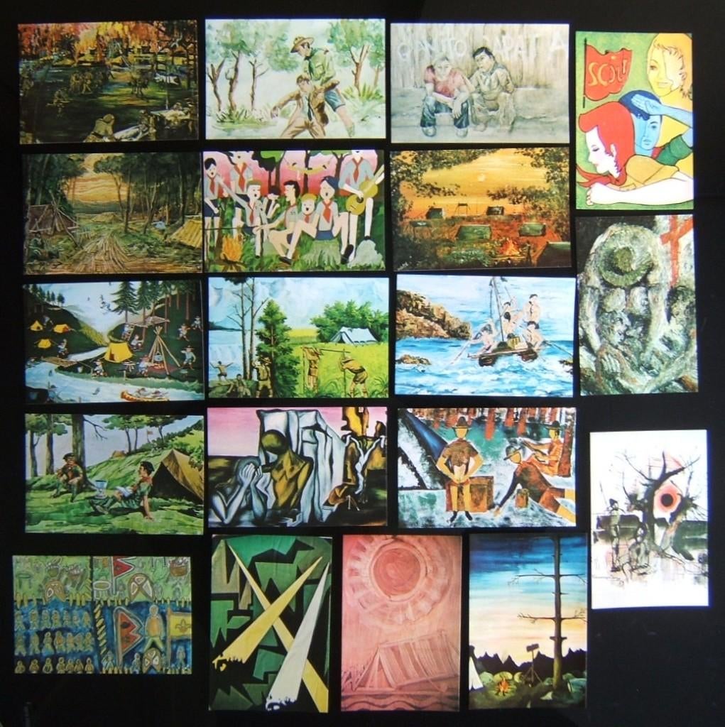 19 scouting padvinders ansichtkaarten Italië, Verzamelen, Scouting, Gebruikt, Overige typen, Verzenden