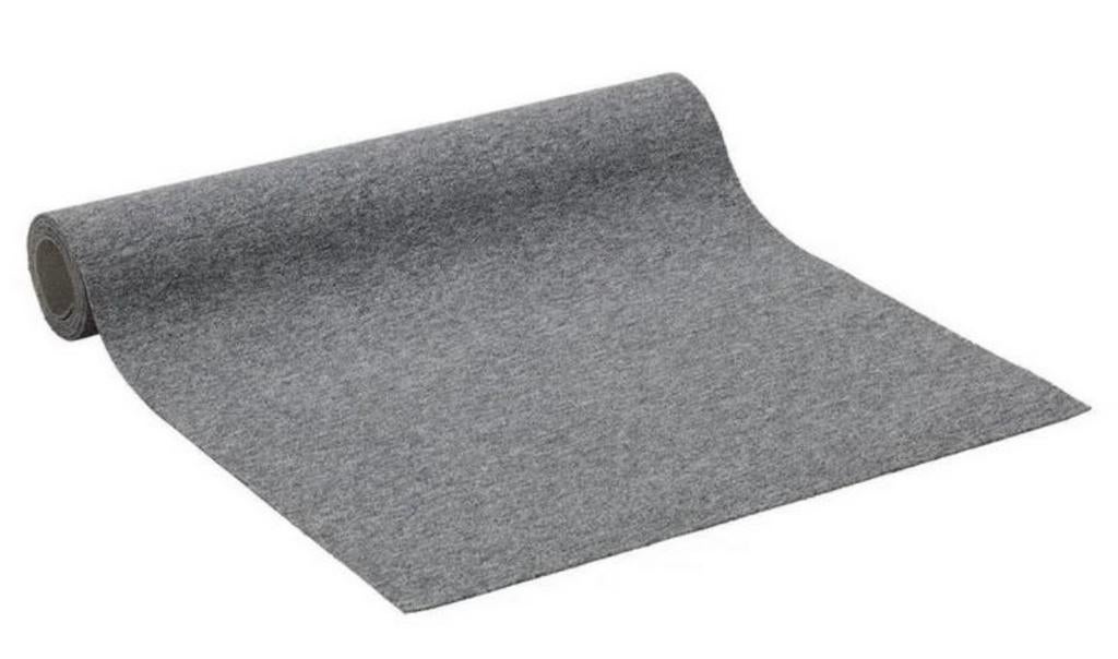 Tapijt Middengrijs NIEUW in HEERHUGOWAARD ophalen in winkel, Huis en Inrichting, Stoffering | Vloerbedekking, Ophalen, Nieuw, Grijs