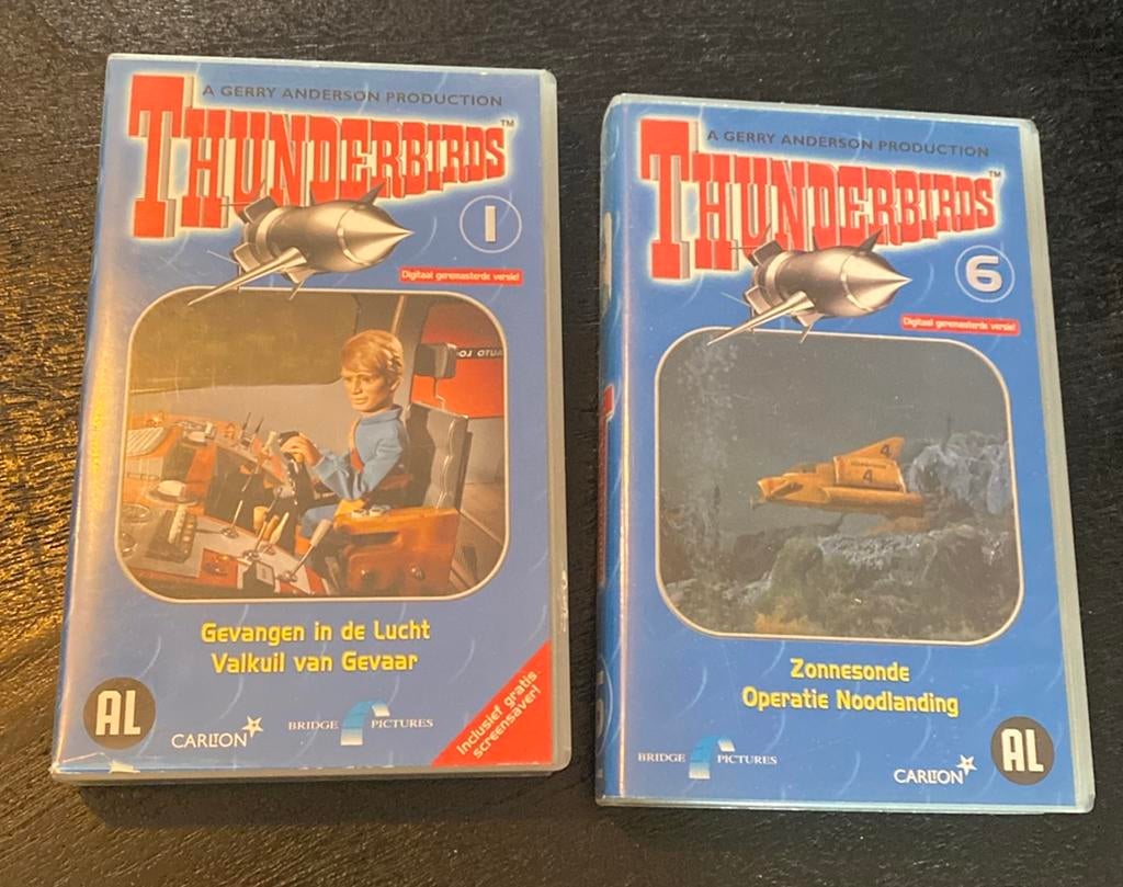 Thunderbirds 1 en 2. videobanden, Ophalen of Verzenden, Gebruikt