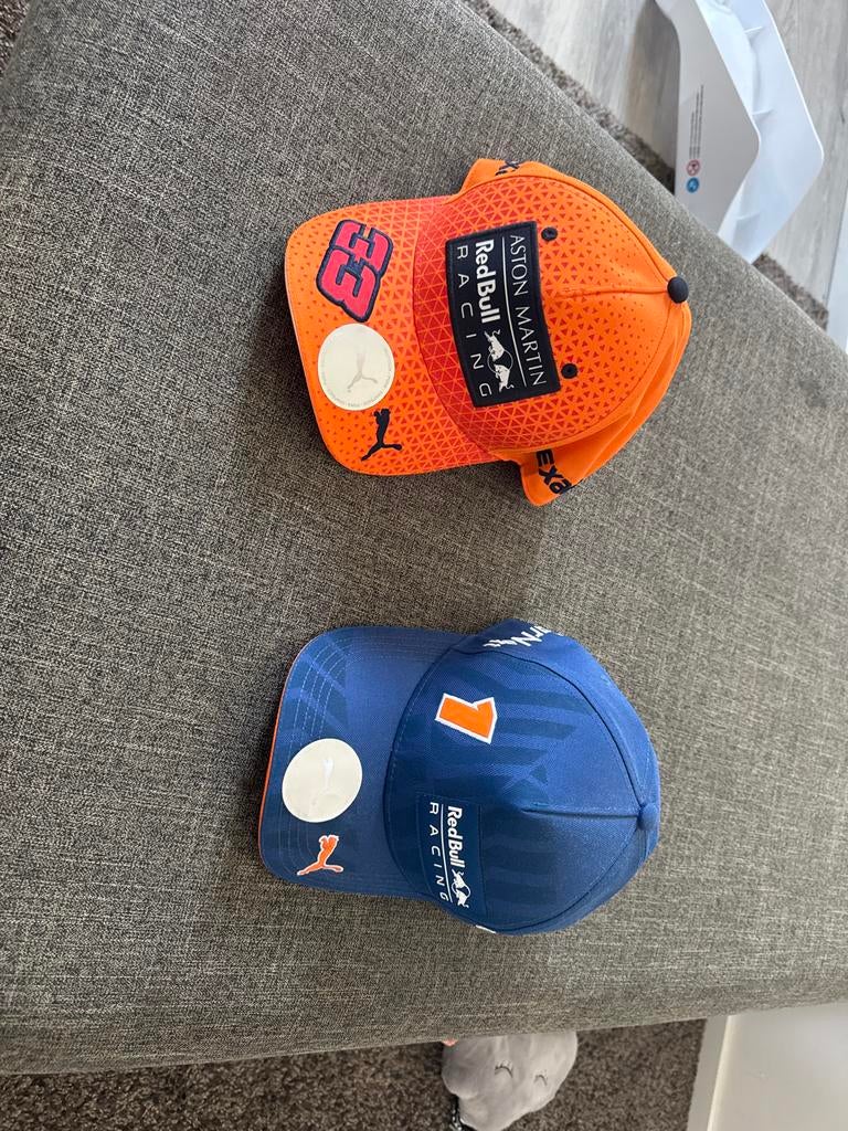 2 Max Verstappen petjes, Kleding | Heren, Hoeden en Petten, Ophalen of Verzenden, Gedragen, One size fits all, Pet