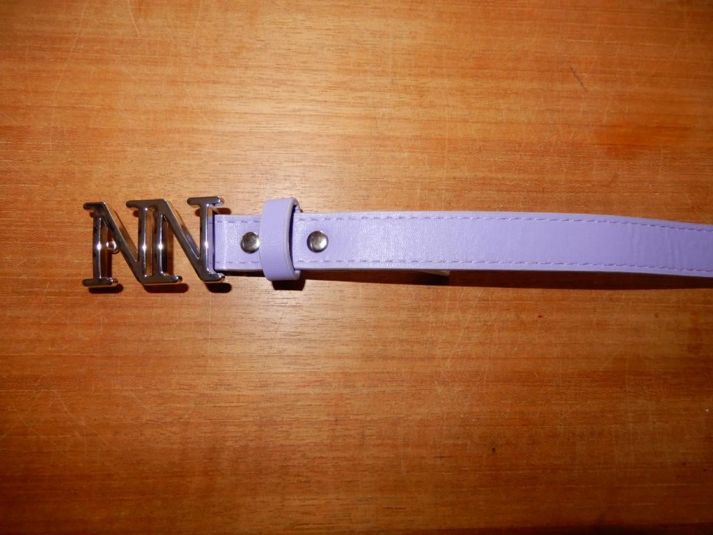 Nik & Nik lila paarse riem maat M (134 - 158 ), Kinderen en Baby's, Kindermode-accessoires, Verzenden, Zo goed als nieuw, Nik&Nik