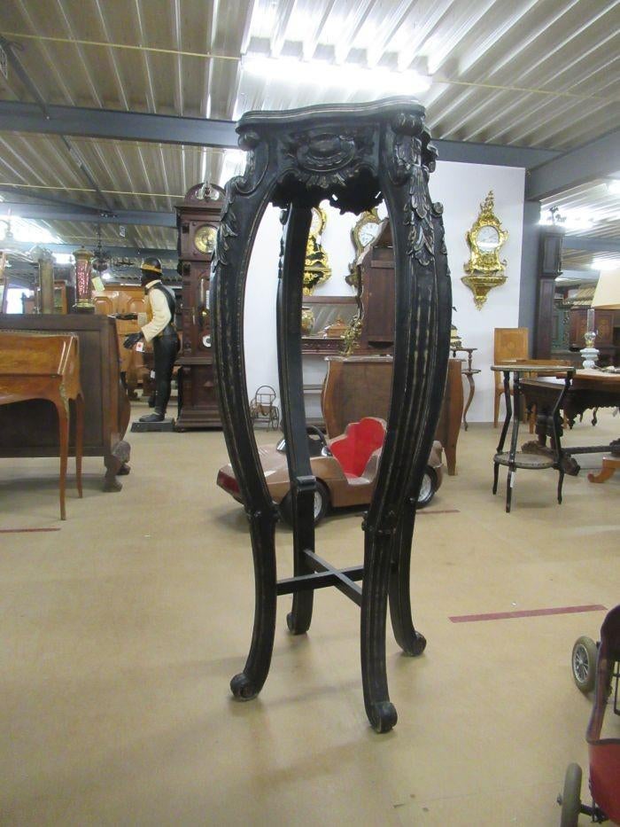 Oer 11142 vintage hoge pied de stal, voetstuk, sokkel, Ophalen