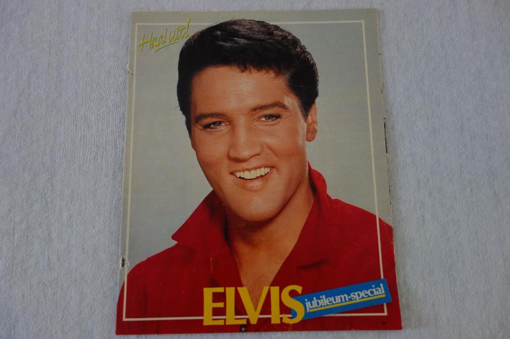 Inlegblad Elvis Presley 1984 blad pop, Verzamelen, Ophalen of Verzenden, Zo goed als nieuw, Boek, Tijdschrift of Artikel