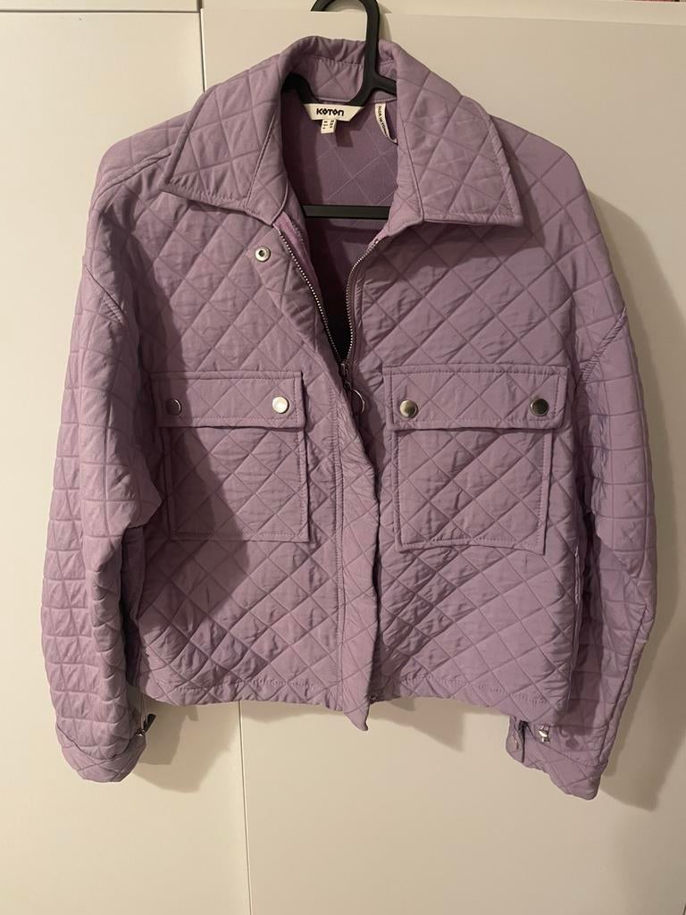Paars Dames Jas maat 38, Ophalen of Verzenden, Zo goed als nieuw, Maat 38/40 (M), Paars