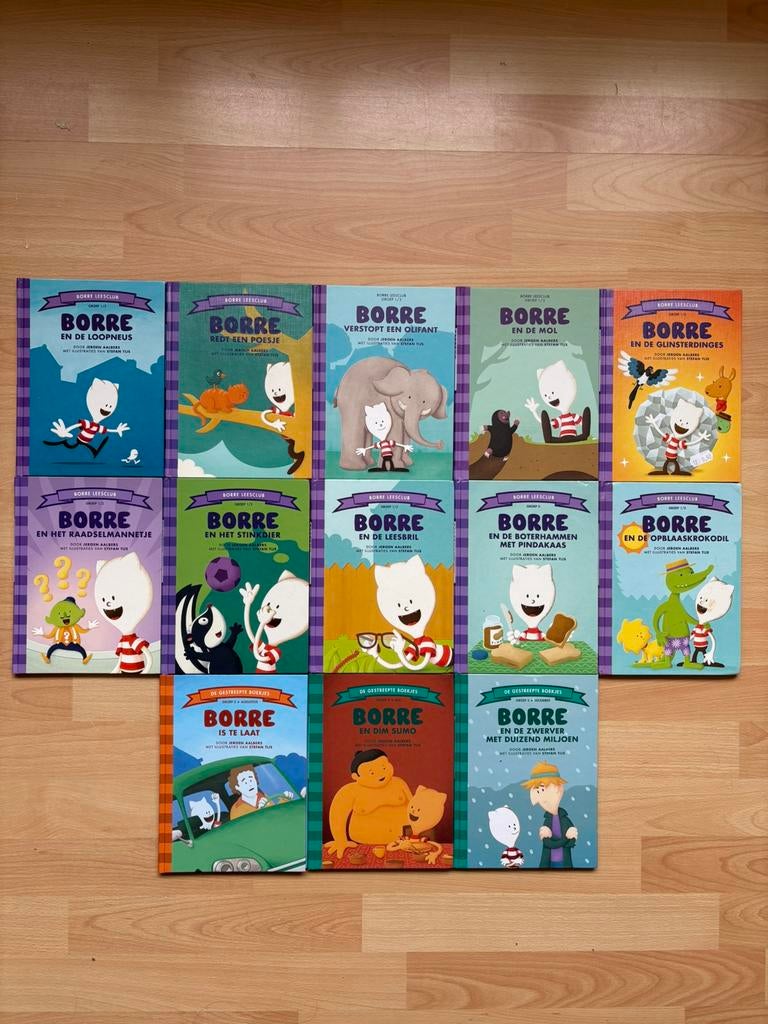 13 BORRE boekjes groep 1/2 en 5 in nieuwstaat !!!, Ophalen of Verzenden, Zo goed als nieuw, Fictie algemeen