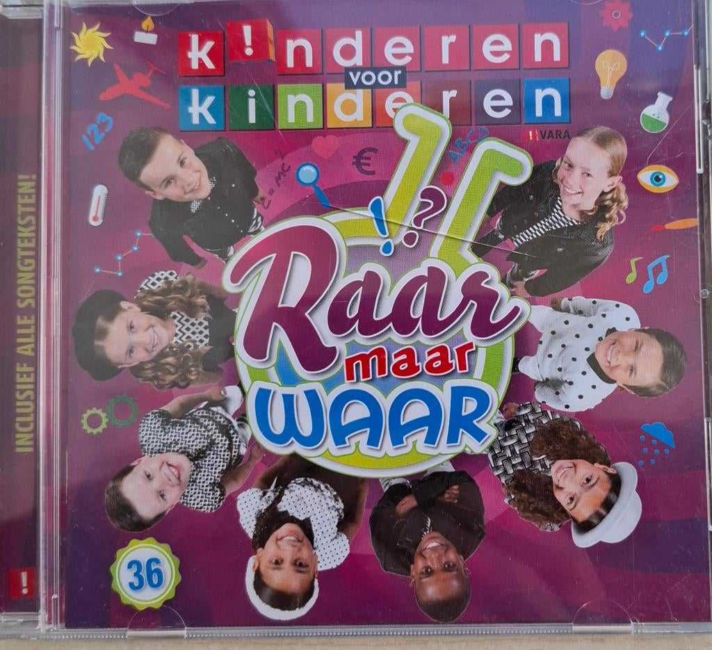 Kinderen voor kinderen 36 RAAR maar waar KRASVRIJE CD, Ophalen of Verzenden, Zo goed als nieuw