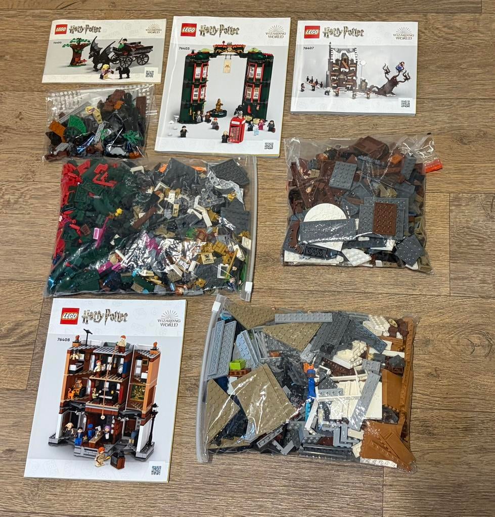 Lego Harry Potter sets 76400/76403/76407/76408(2022), Compleet, Lego, Harry Potter, Ophalen of Verzenden