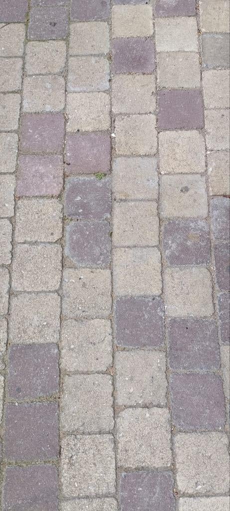 Koppelstones, Cobblestones +/- 9 M2 GRATIS, Tuin en Terras, Tegels en Klinkers, Ophalen, Gebruikt, Beton, Klinkers
