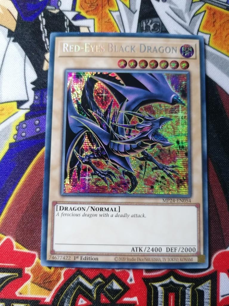 Red-Eyes Black Dragon - Secret Rare MP24 - Yu-Gi-Oh, Hobby en Vrije tijd, Verzamelkaartspellen | Yu-gi-Oh!, Ophalen of Verzenden