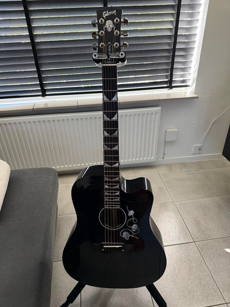 Gibson Dave Mustaine Songwriter Ebony, Ophalen, Zo goed als nieuw, Western- of Steelstringgitaar