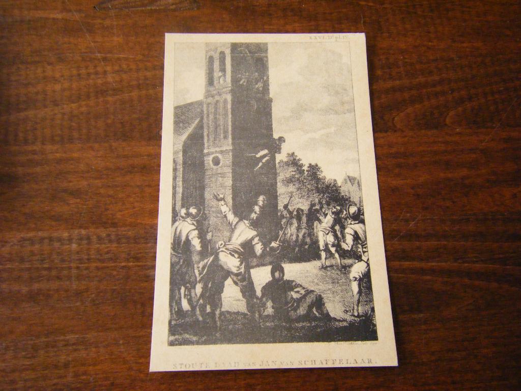 T37 - Barneveld - Jan van Schaffelaar - Mooi, Ophalen of Verzenden, 1960 tot 1980, Gelderland