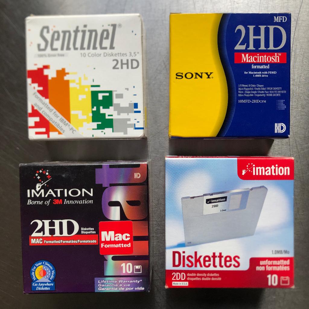 40 Nieuwe 3,5" diskettes (verschillende merken), Ophalen of Verzenden, Nieuw, Overige typen