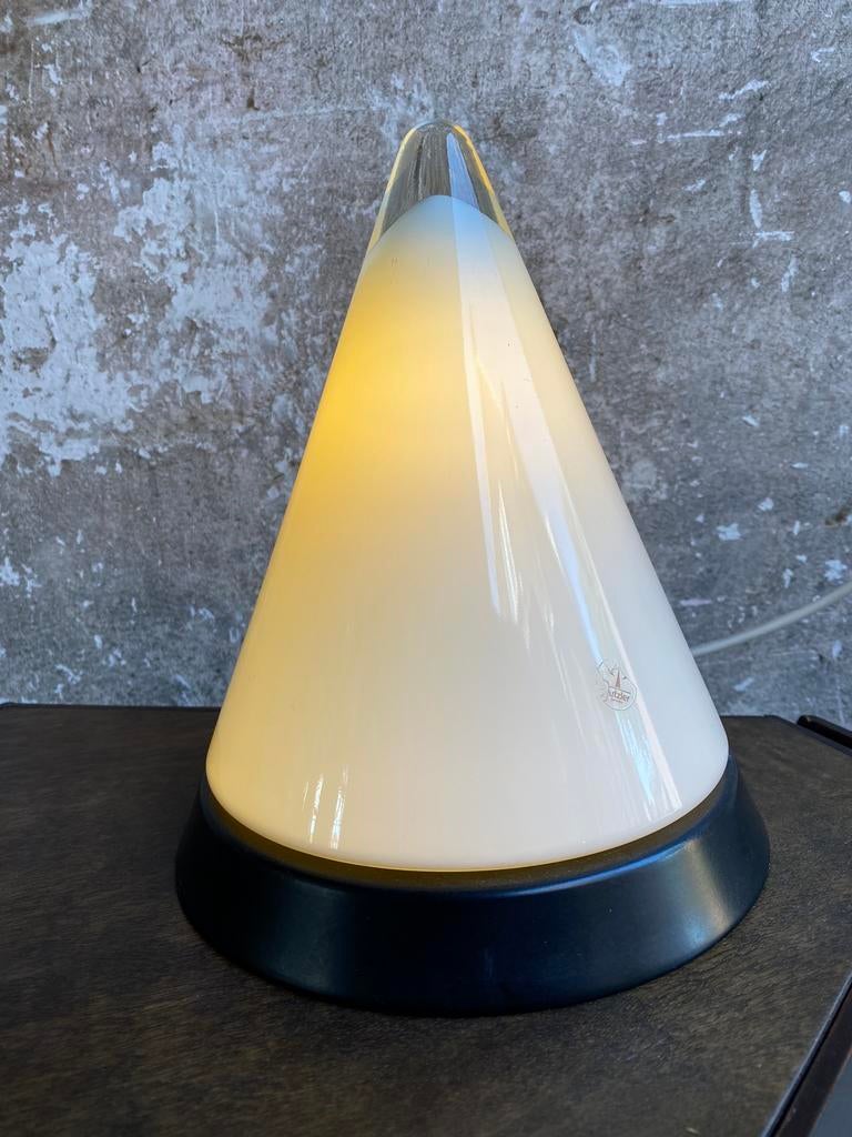 Peill en Putzler glazen teepee cone lamp , jaren 80, Ophalen of Verzenden, Huis en Inrichting