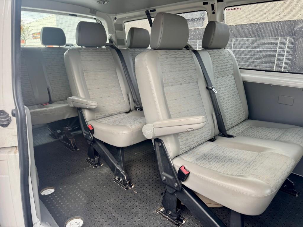 Volkswagen TRANSPORTER Kombi 2.0 TDI L2H3 Trendline AIRCO 9P, Euro 5, Gebruikt, 241 €/maand, Wit