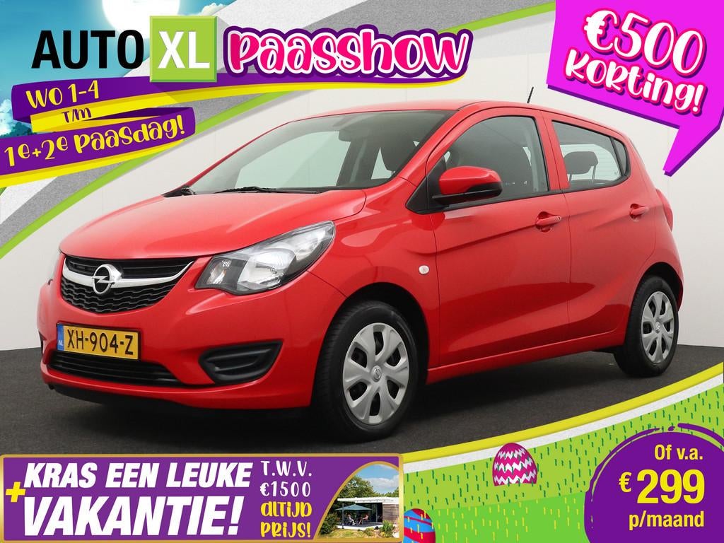 Opel KARL 1.0 75 PK Edition Multimedia Bluetooth Cruise Cont, Auto's, Opel, Voorwielaandrijving, 839 kg, Stof, Gebruikt