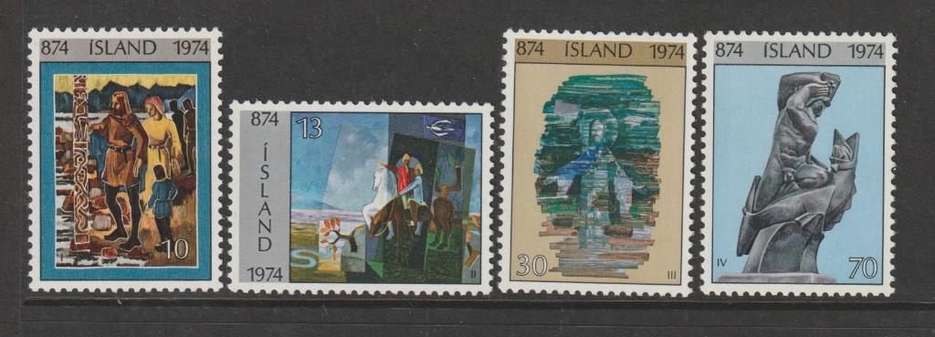 TSS Kavel 1140190 IJsland pf minr 485-488, Ophalen, IJsland, Postfris