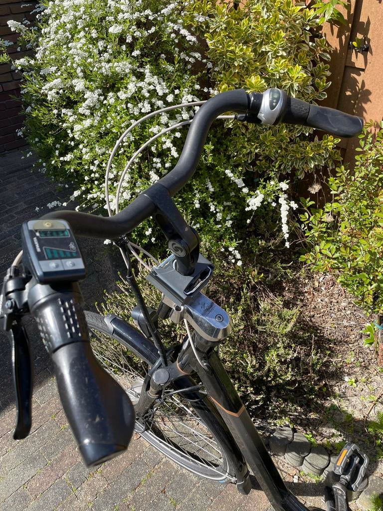 Elektrische fiets met kinderzitje, Fietsen en Brommers, Elektrische fietsen, Gebruikt, Sparta, 55 tot 59 cm, Ophalen