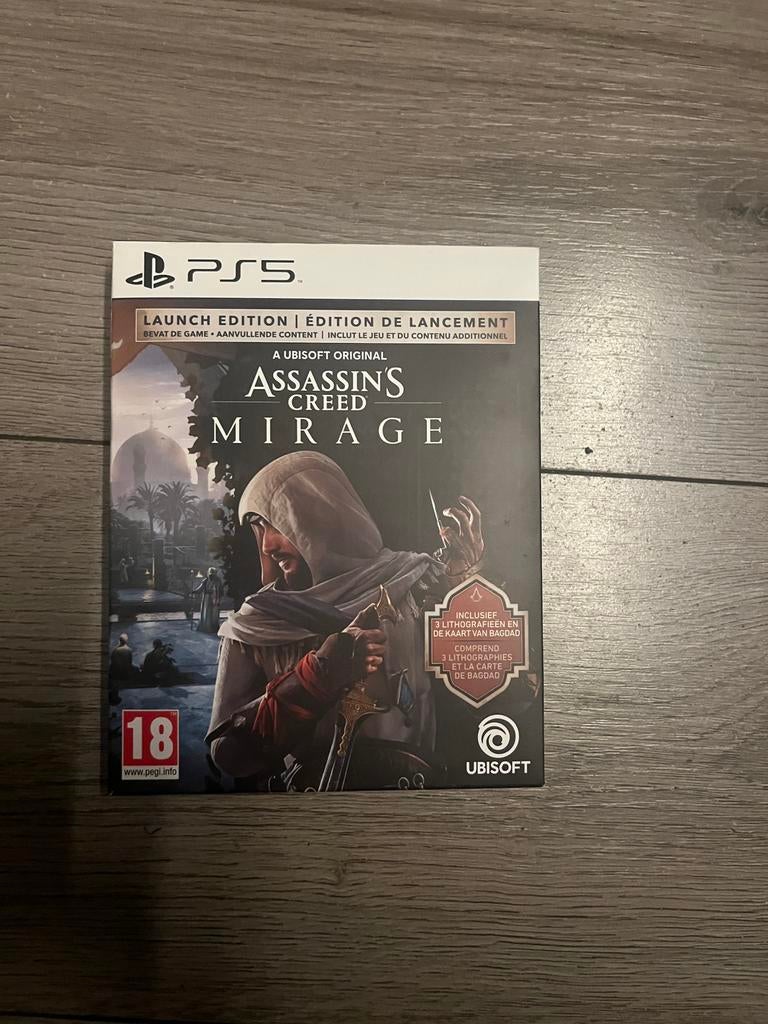 Assassin’s. Creed Mirage PS5 Launch edition, Ophalen of Verzenden, Zo goed als nieuw