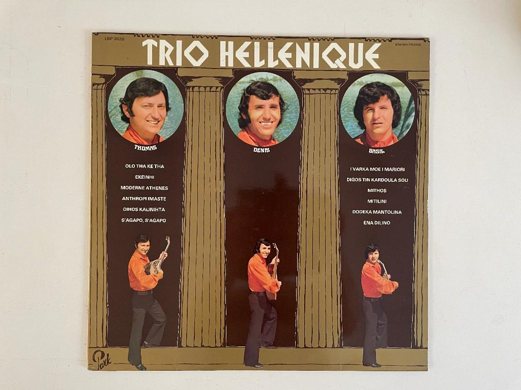 Trio Hellénique. LP, Cd's en Dvd's, Vinyl | Wereldmuziek, Zo goed als nieuw, Europees, 12 inch, Ophalen of Verzenden