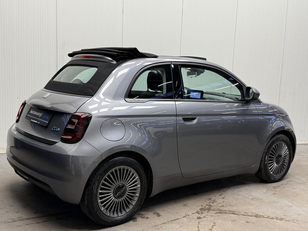 Fiat 500E Icon 42 kWh NAVIGATIE-AIRCO/ECC-LMV-CRUISE CONTROL, 12 maanden, Stof, Gebruikt, 118 pk
