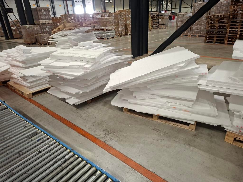 Isolatieplaten Piepschuim (Tempex) - Diverse Diktes, Doe-het-zelf en Verbouw, Isolatie en Afdichting, Gebruikt, Vloerisolatie