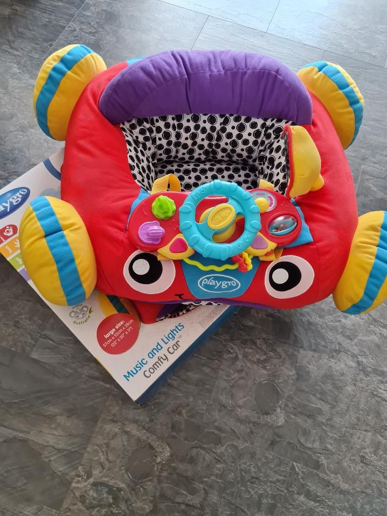 Playgro muziek en licht comfy car, Kinderen en Baby's, Speelgoed | Babyspeelgoed, Ophalen, Overige typen, Met licht