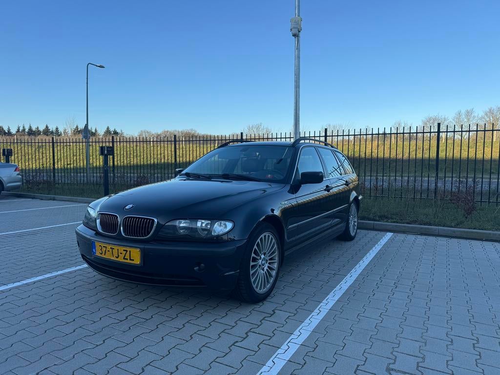 BMW 3-Serie 320d Touring 2005 m47, Auto's, BMW, Achterwielaandrijving, 1995 cc, 4 cilinders, Zwart