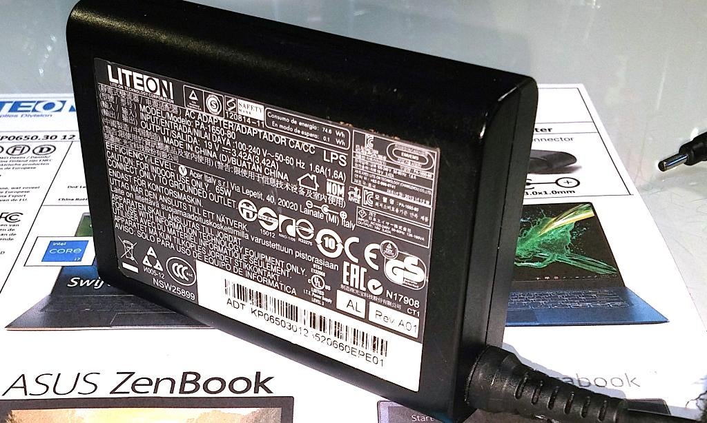 Acer LITE-ON PA-1650-80AW 19V 3.42A 65W Adapter Samsung, Ophalen of Verzenden, Zo goed als nieuw, Acer