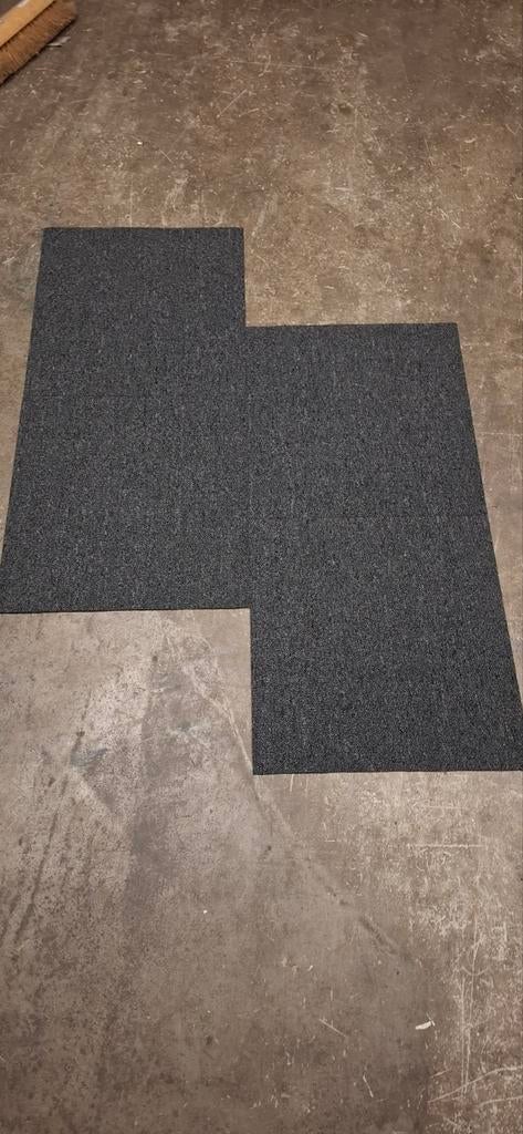 Tapijttegels in kleur antraciet/zwart voor 1,25 per stuk., Ophalen of Verzenden, Nieuw, Zwart, Tapijttegels