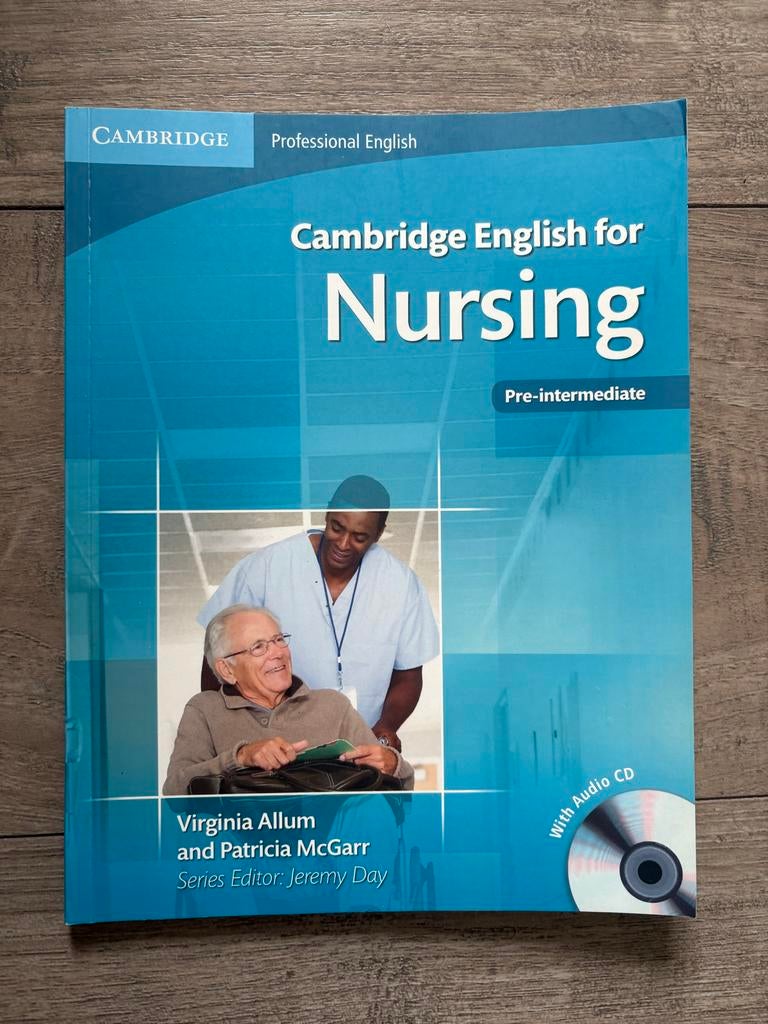 Cambridge English for Nursing, Boeken, Ophalen of Verzenden, Gamma, Zo goed als nieuw, HBO