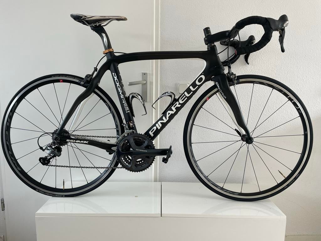 Pinarello Dogma 65.1 full carbon 55cm, Gebruikt, Carbon, Meer dan 20 versnellingen, 53 tot 57 cm