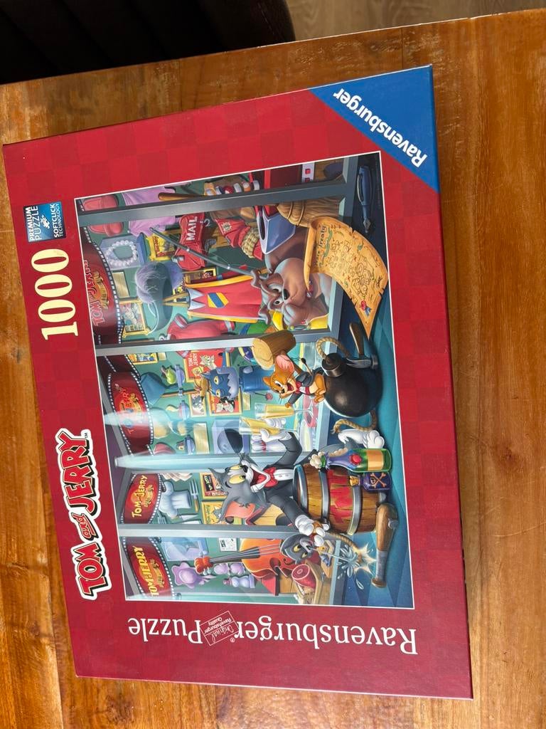 1 x tom en jerry, Ophalen of Verzenden, 500 t/m 1500 stukjes, Zo goed als nieuw