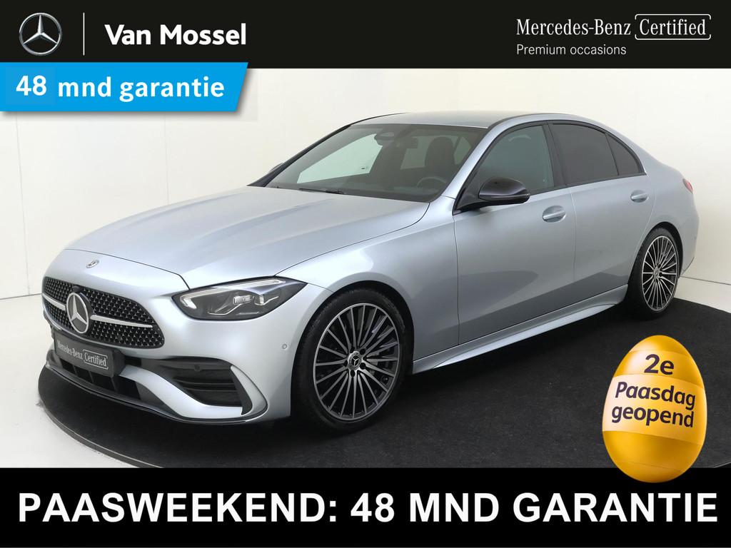 Mercedes-Benz C-klasse 180 AMG Line / Achteruitrijcamera / S, 4 cilinders, Origineel Nederlands, Bedrijf, 170 pk
