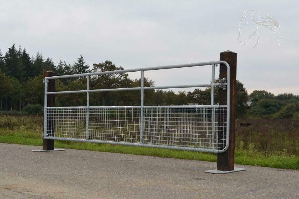 Weidepoort, IJzerenpoort, Poorten, Hek, Poort, Weidegang, Sales@veldomheiningen.nl, Schaijk, 4 paarden of pony's of meer