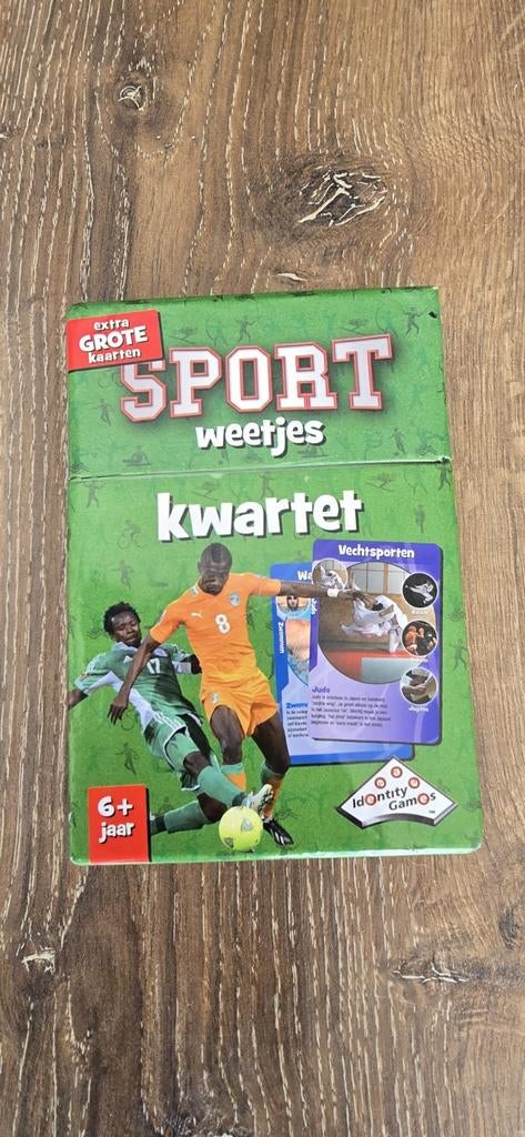 Sport kwartet, Verzamelen, Ophalen of Verzenden, Zo goed als nieuw, Kwartet(ten)