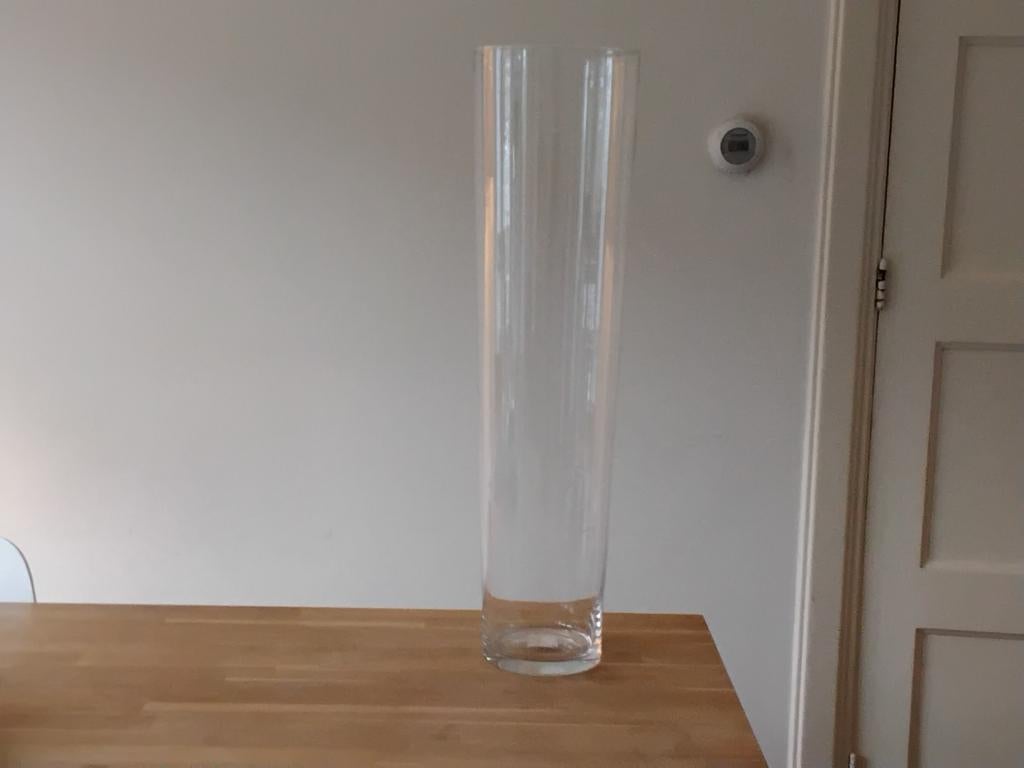 Vaas Jimmy hoogte 70cm, Overige kleuren, 50 tot 75 cm, Ophalen of Verzenden, Glas