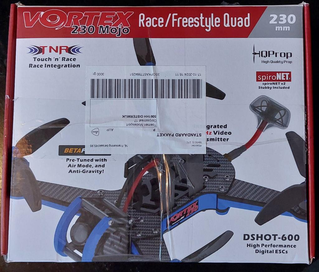 Vortex 230 Mojo FPV Drone + batterij 1300mAh 14.8V – 19.24wh, Gebruikt, Quadcopter of Multicopter, Met camera, Ophalen