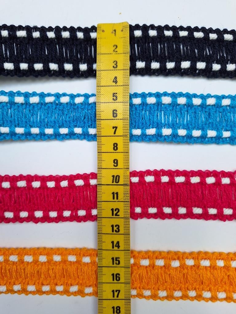 Stevig Band,  tassenband - 4 kleuren - 20 meter, Hobby en Vrije tijd, Naaien en Fournituren, Ophalen of Verzenden, Nieuw
